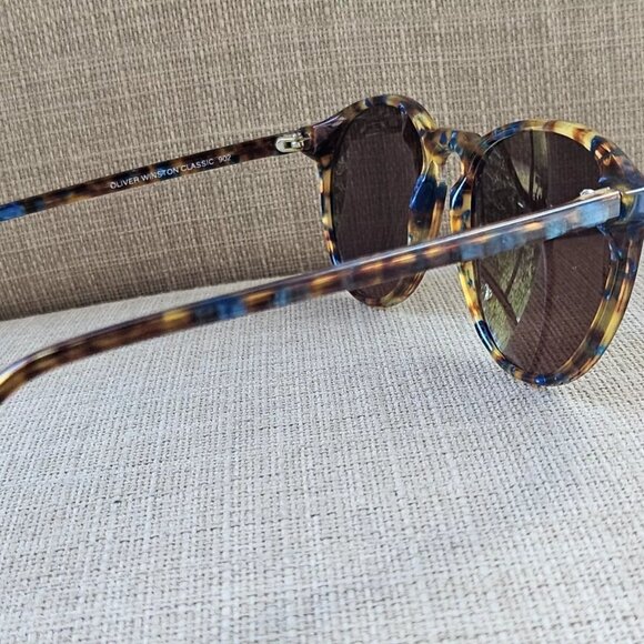 Oliver Winston Women Vintage Sunglasses Multicolor Tortoise Eyewear Made America - Picture 7 of 12